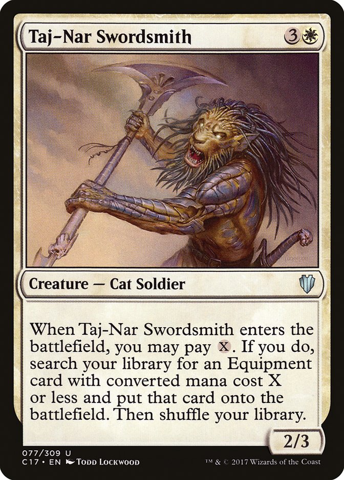 Taj-Nar Swordsmith [Commander 2017] | Black Swamp Games