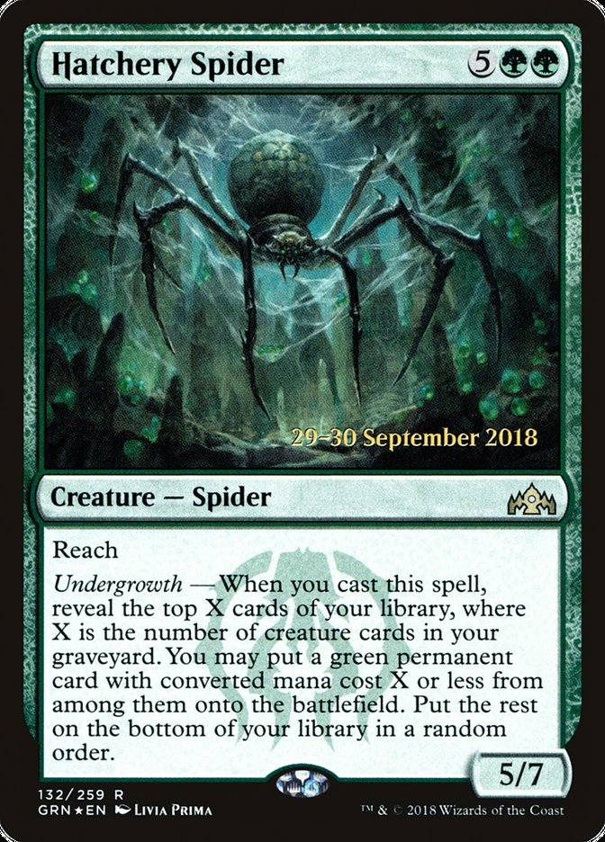 Hatchery Spider [Guilds of Ravnica Prerelease Promos] | Black Swamp Games