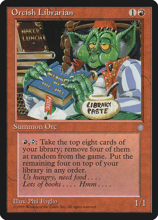 Orcish Librarian [Ice Age] | Black Swamp Games