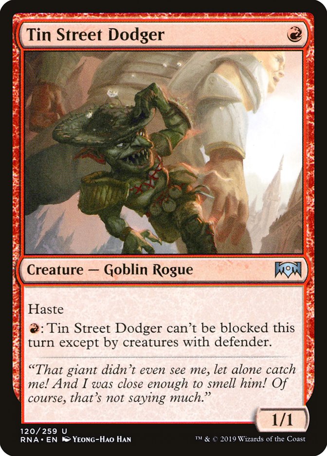 Tin Street Dodger [Ravnica Allegiance] | Black Swamp Games