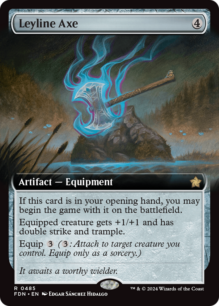 Leyline Axe (Extended Art) [Foundations] | Black Swamp Games