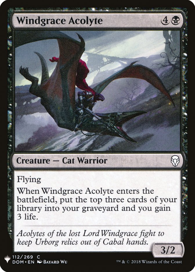 Windgrace Acolyte [Mystery Booster] | Black Swamp Games