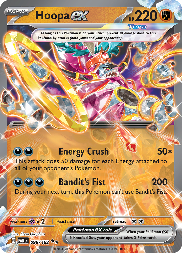 Hoopa ex (098/182) [Scarlet & Violet: Paradox Rift] | Black Swamp Games