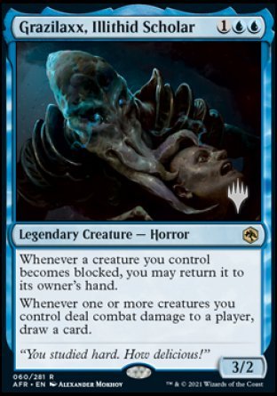 Grazilaxx, Illithid Scholar (Promo Pack) [Dungeons & Dragons: Adventures in the Forgotten Realms Promos] | Black Swamp Games