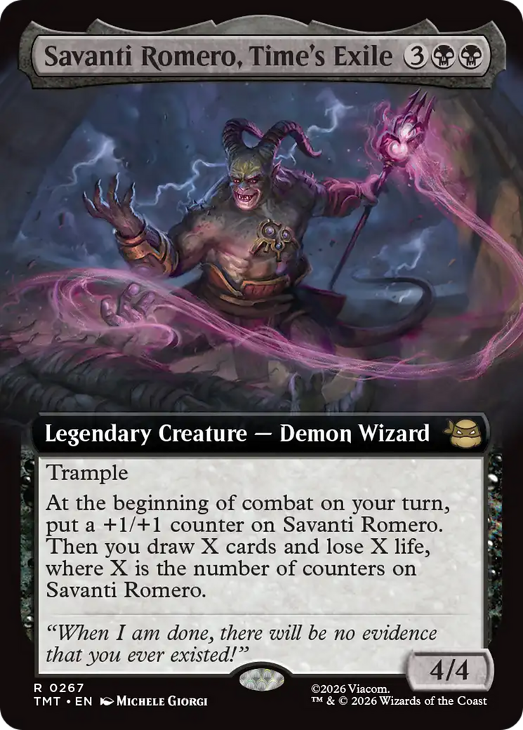 Savanti Romero, Time's Exile (Extended Art) [Teenage Mutant Ninja Turtles] | Black Swamp Games