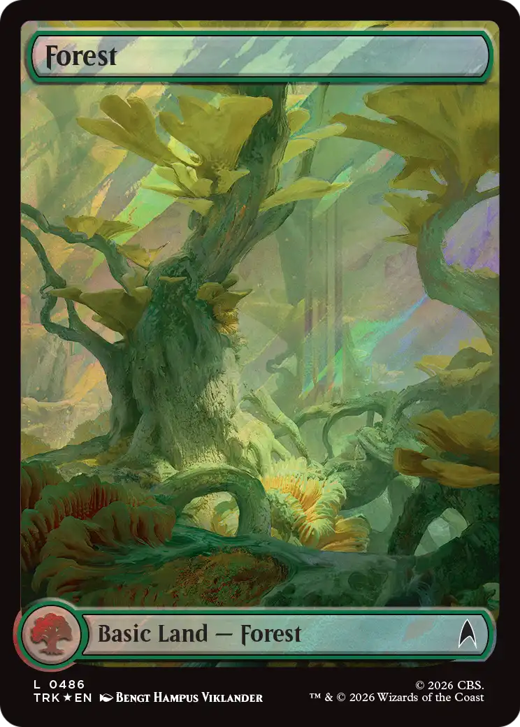 Forest (0486) (Surge Foil) [Star Trek] | Black Swamp Games