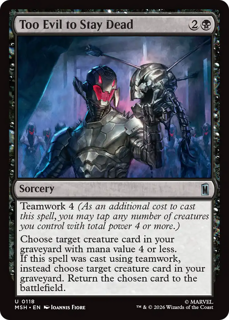 Too Evil to Stay Dead [Marvel Super Heroes] | Black Swamp Games