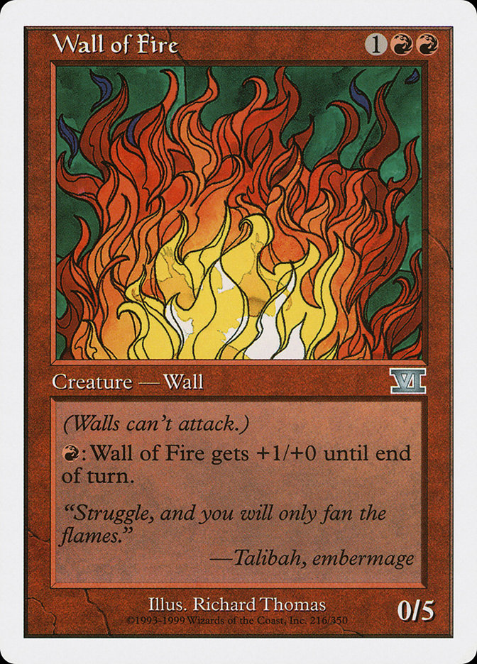Wall of Fire [Classic Sixth Edition] | Black Swamp Games