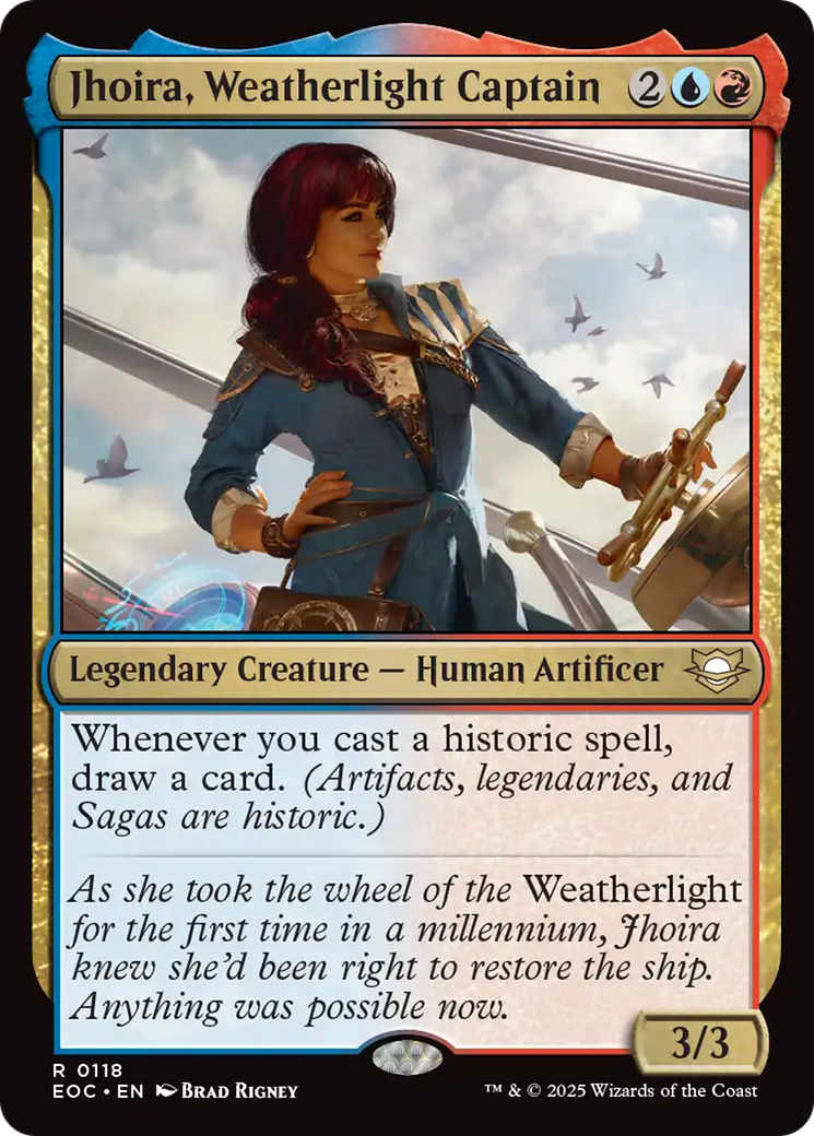 Jhoira, Weatherlight Captain [Edge of Eternities Commander] | Black Swamp Games