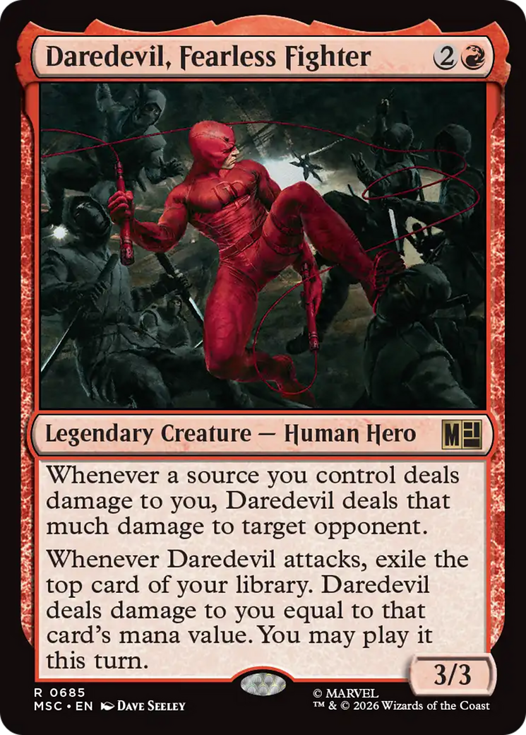 Daredevil, Fearless Fighter [Marvel Super Heroes Commander] | Black Swamp Games