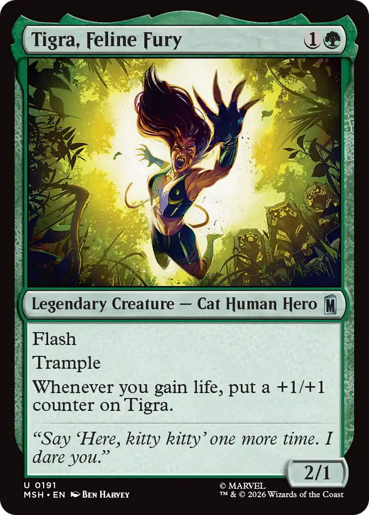 Tigra, Feline Fury [Marvel Super Heroes] | Black Swamp Games