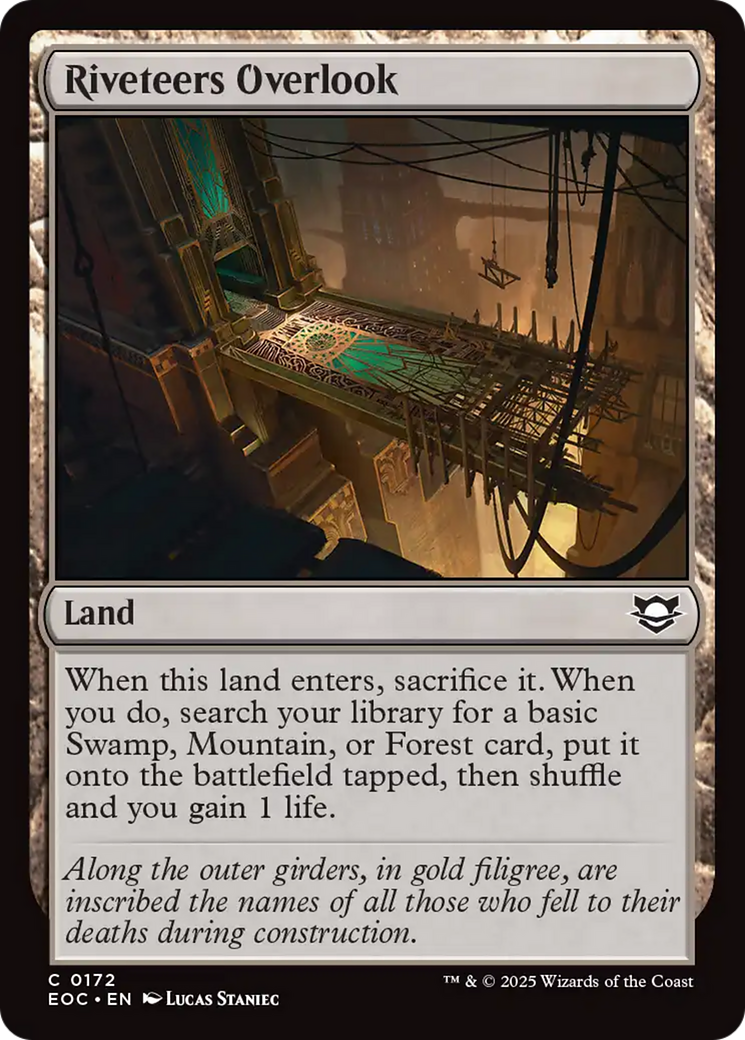 Riveteers Overlook [Edge of Eternities Commander] | Black Swamp Games