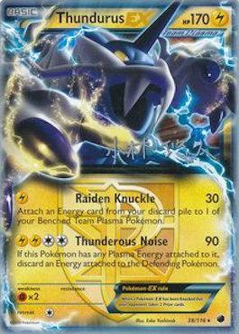 Thundurus EX (38/116) (Plasma Power - Haruto Kobayashi) [World Championships 2014] | Black Swamp Games