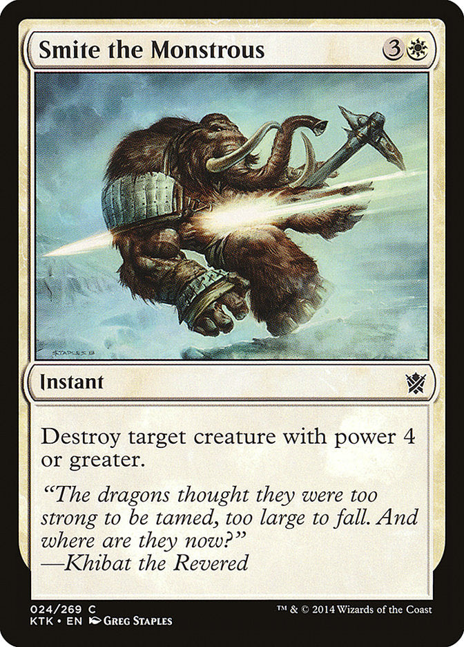 Smite the Monstrous [Khans of Tarkir] | Black Swamp Games