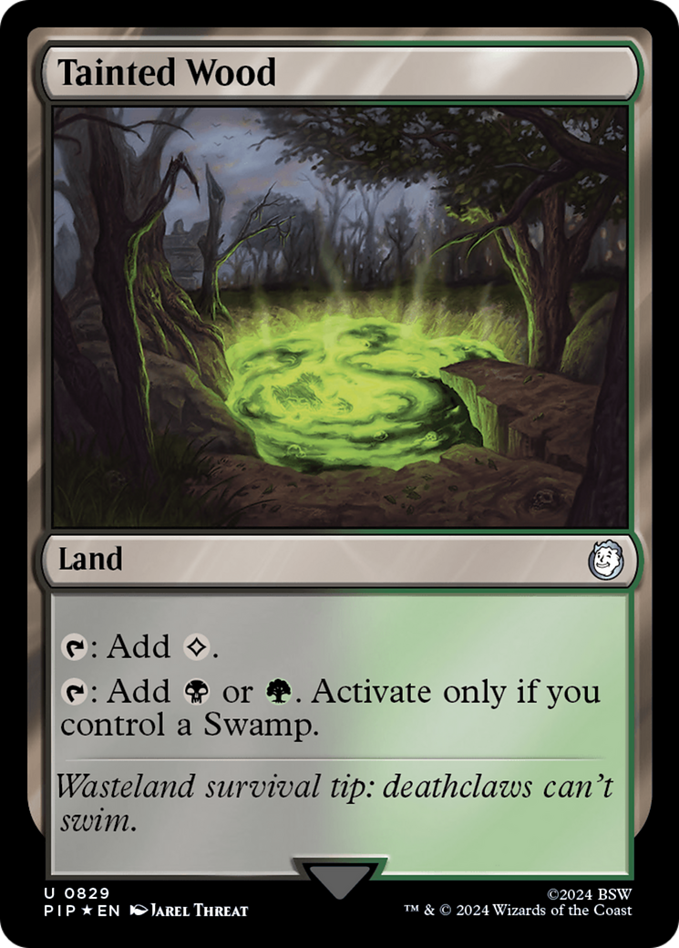 Tainted Wood (Surge Foil) [Fallout] | Black Swamp Games