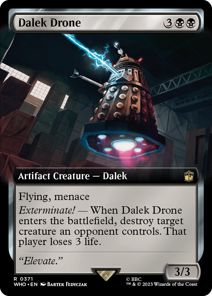 Dalek Drone (Extended Art) [Doctor Who] | Black Swamp Games