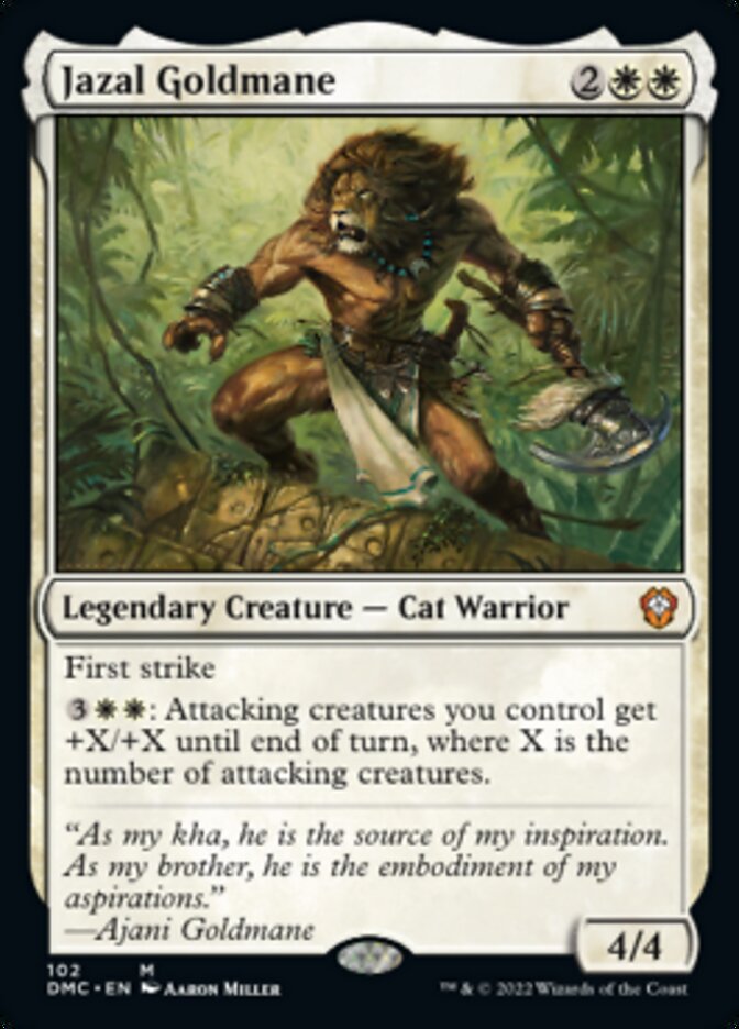 Jazal Goldmane [Dominaria United Commander] | Black Swamp Games