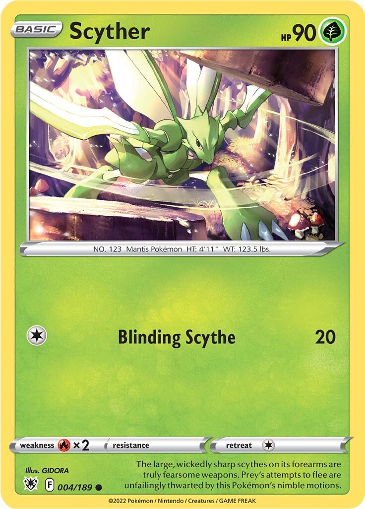Scyther (004/189) [Sword & Shield: Astral Radiance] | Black Swamp Games