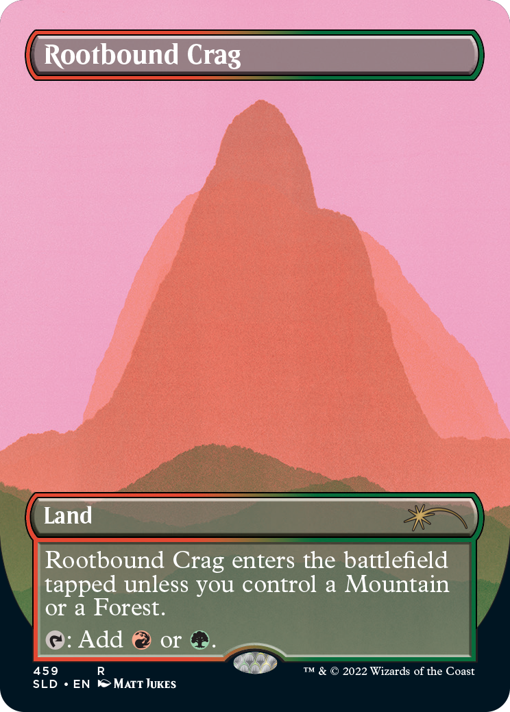 Rootbound Crag (Borderless) [Secret Lair Drop Series] | Black Swamp Games