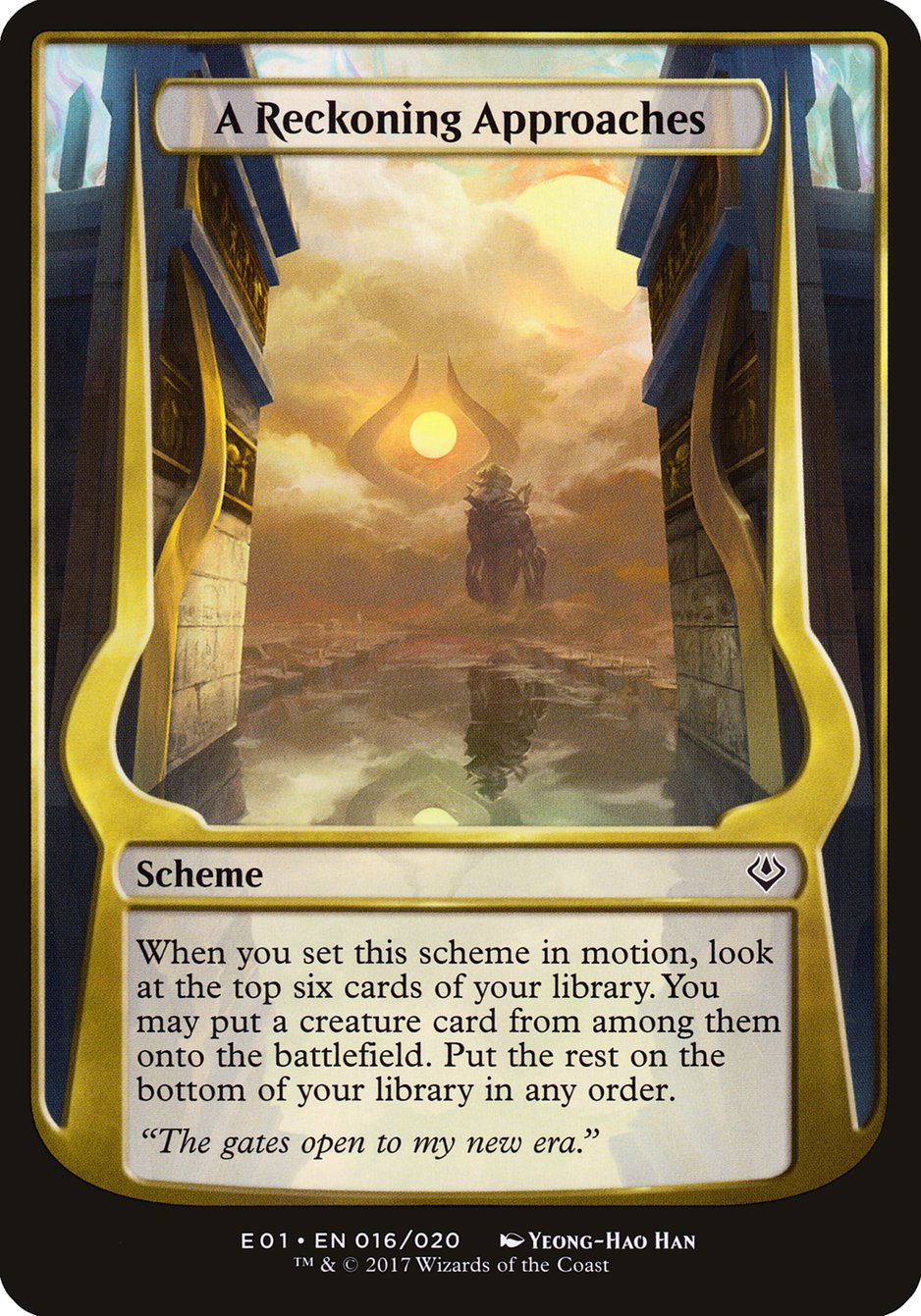 A Reckoning Approaches (Schemes) [Archenemy: Nicol Bolas Schemes] | Black Swamp Games