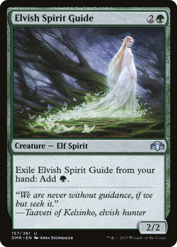 Elvish Spirit Guide [Dominaria Remastered] | Black Swamp Games
