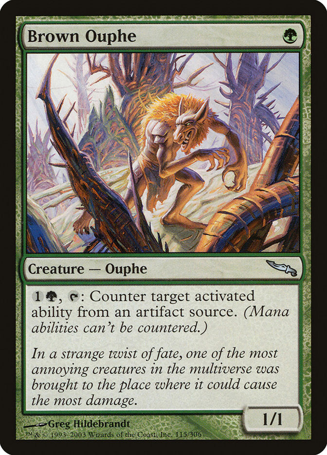 Brown Ouphe [Mirrodin] | Black Swamp Games