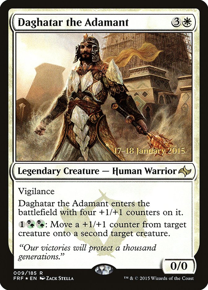 Daghatar the Adamant [Fate Reforged Prerelease Promos] | Black Swamp Games