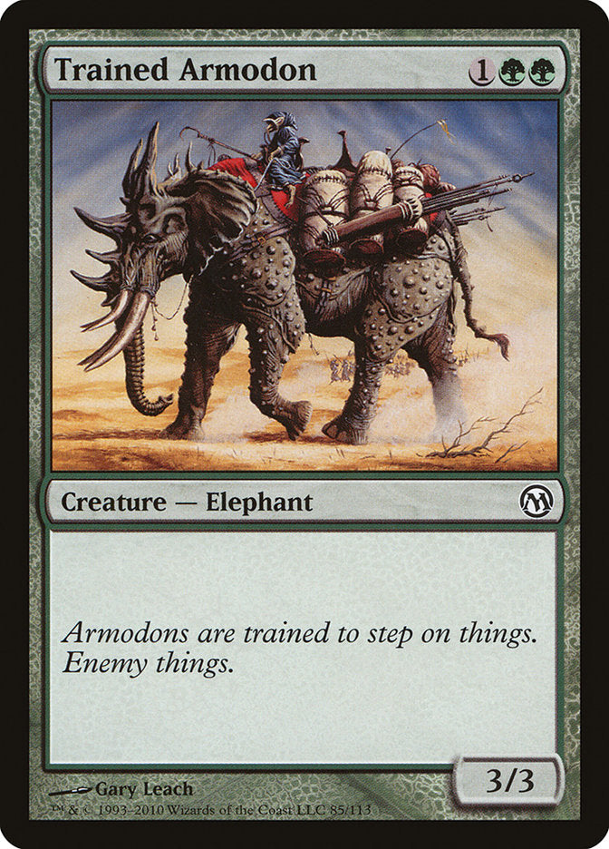 Trained Armodon [Duels of the Planeswalkers] | Black Swamp Games