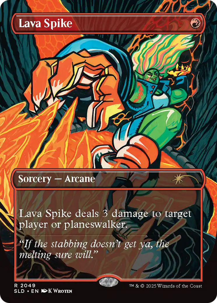 Lava Spike (2049) [Secret Lair Drop Series] | Black Swamp Games