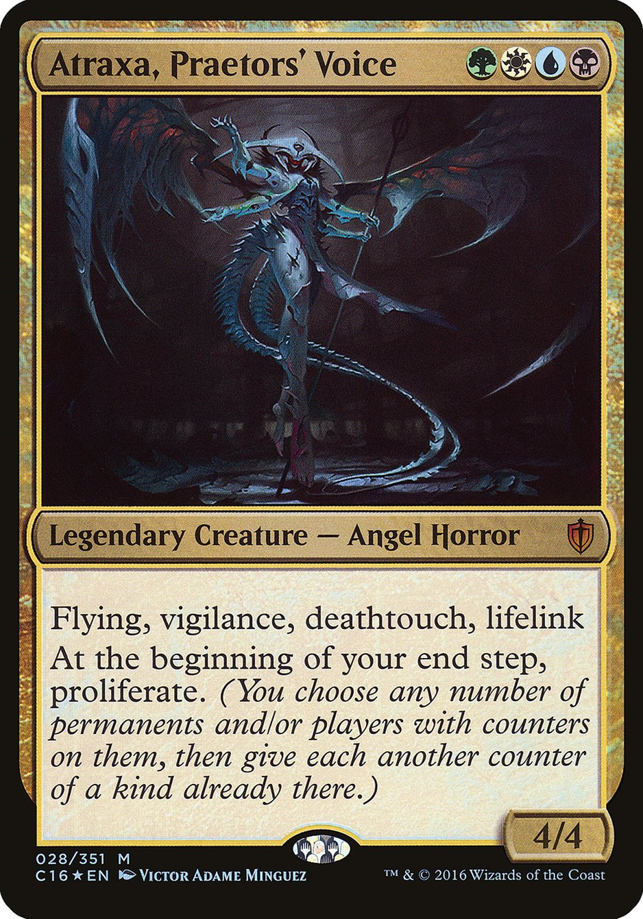 Atraxa, Praetors' Voice (Oversized) [Commander 2016 Oversized] | Black Swamp Games