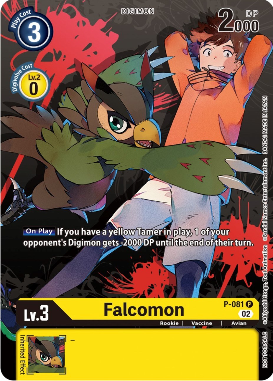 Falcomon [P-081] (Tamer Party Vol.7) [Promotional Cards] | Black Swamp Games