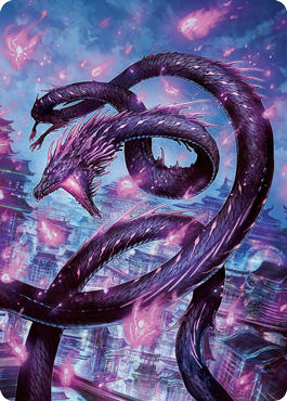 Junji, the Midnight Sky 2 Art Card [Kamigawa: Neon Dynasty Art Series] | Black Swamp Games