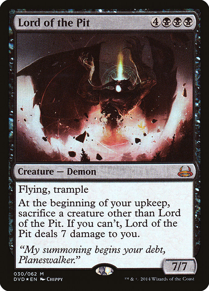 Lord of the Pit (Divine vs. Demonic) [Duel Decks Anthology] | Black Swamp Games