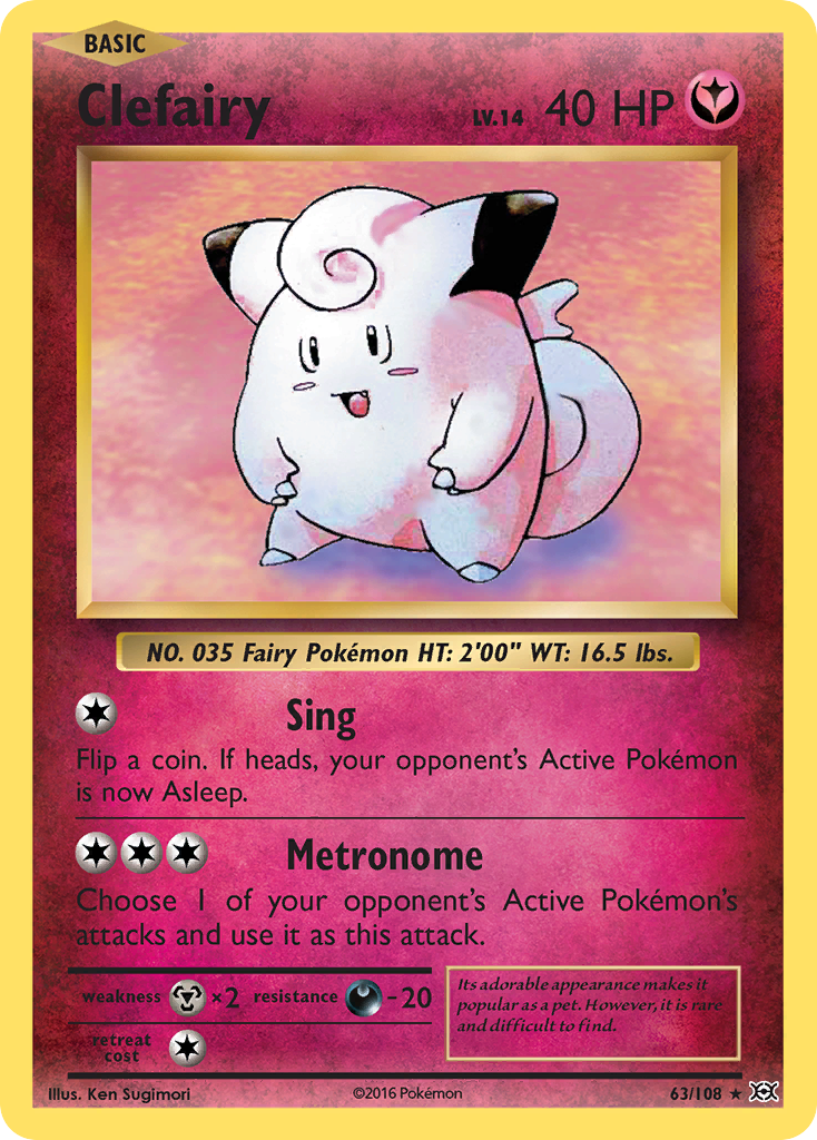 Clefairy (63/108) [XY: Evolutions] | Black Swamp Games