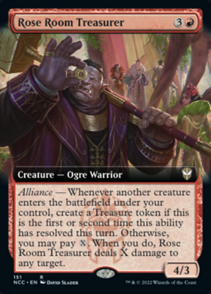 Rose Room Treasurer (Extended Art) [Streets of New Capenna Commander] | Black Swamp Games