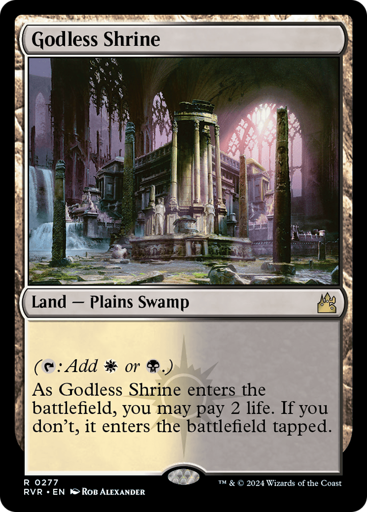Godless Shrine [Ravnica Remastered] | Black Swamp Games