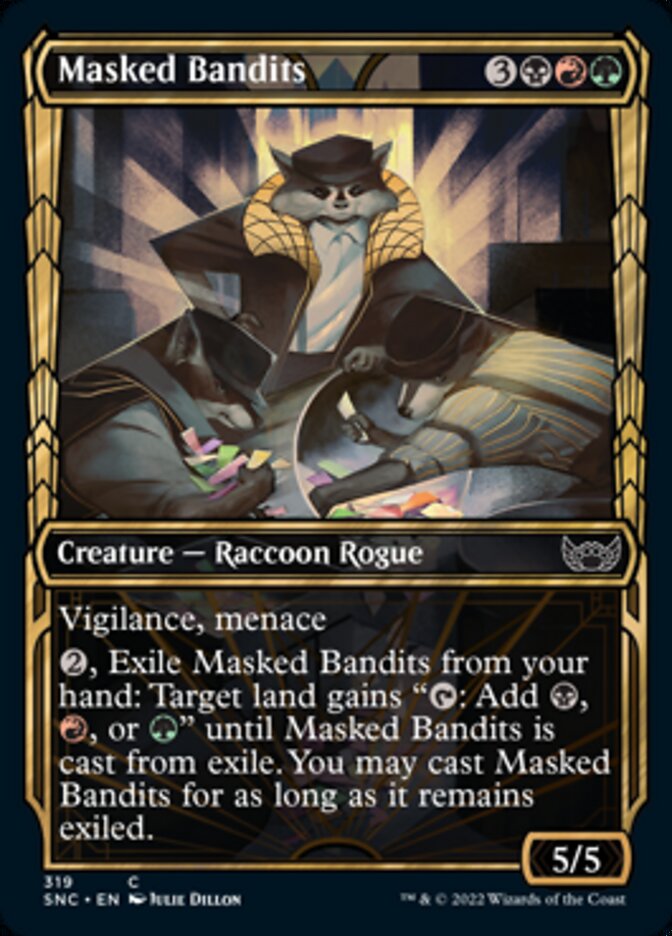Masked Bandits (Showcase Golden Age) [Streets of New Capenna] | Black Swamp Games