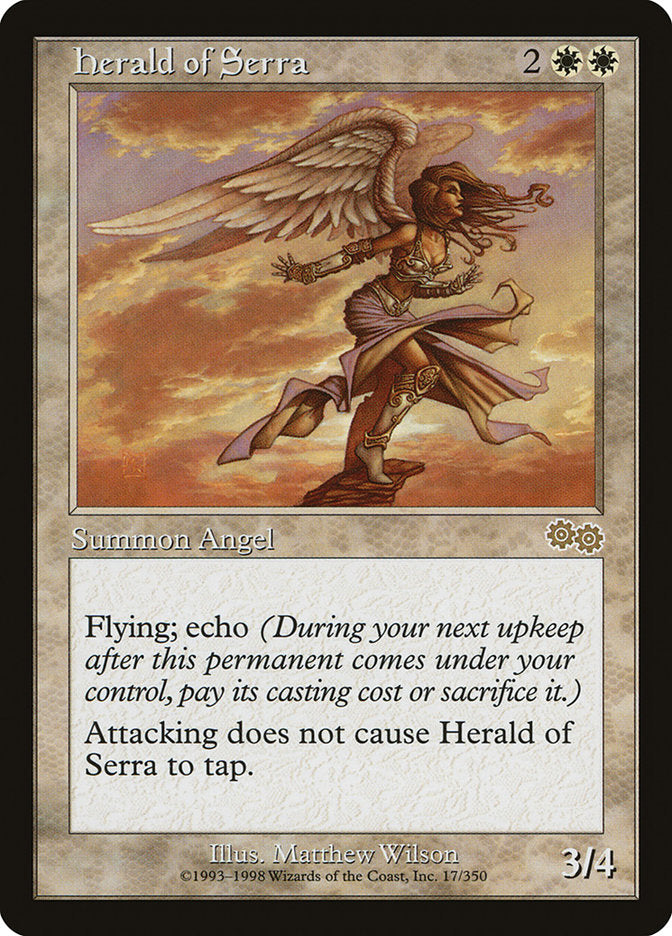 Herald of Serra [Urza's Saga] | Black Swamp Games