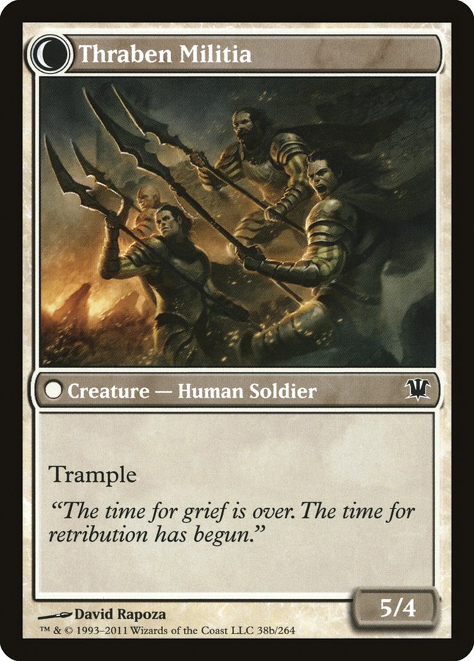 Thraben Sentry // Thraben Militia [Innistrad] | Black Swamp Games