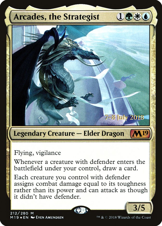 Arcades, the Strategist [Core Set 2019 Prerelease Promos] | Black Swamp Games