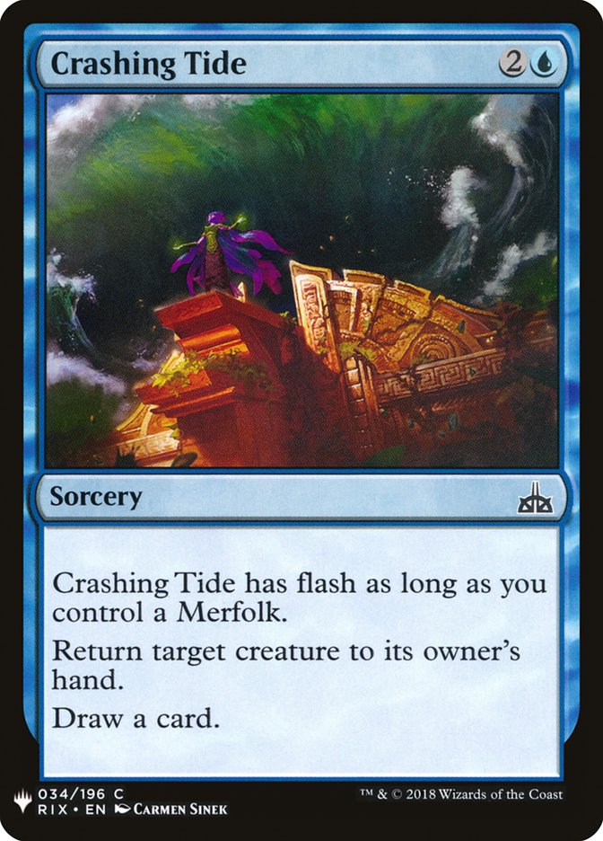 Crashing Tide [Mystery Booster] | Black Swamp Games