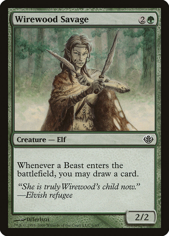 Wirewood Savage [Duel Decks: Garruk vs. Liliana] | Black Swamp Games