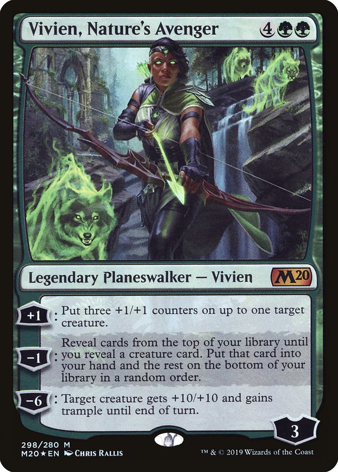 Vivien, Nature's Avenger [Core Set 2020] | Black Swamp Games