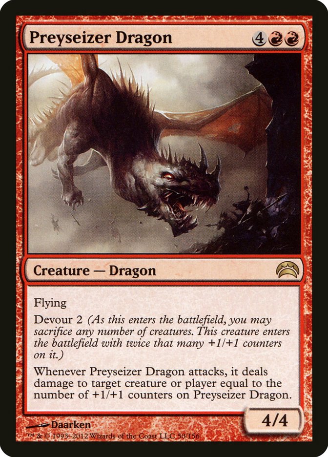 Preyseizer Dragon [Planechase 2012] | Black Swamp Games
