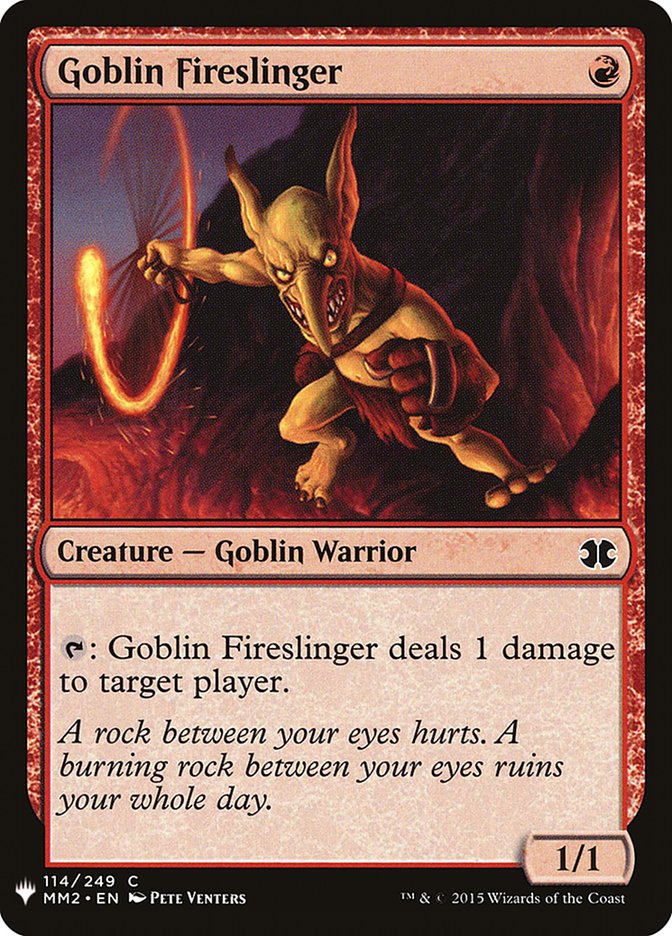 Goblin Fireslinger [Mystery Booster] | Black Swamp Games