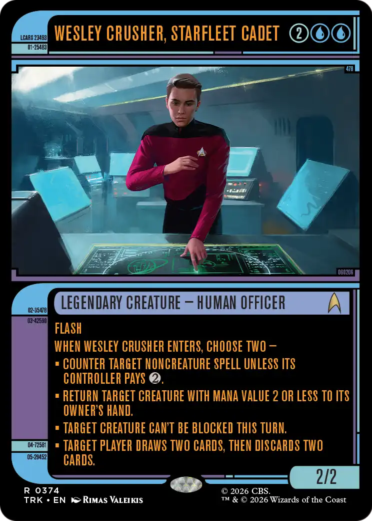 Wesley Crusher, Starfleet Cadet (Showcase) [Star Trek] | Black Swamp Games