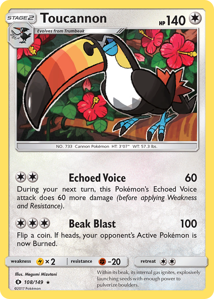 Toucannon (108/149) [Sun & Moon: Base Set] | Black Swamp Games