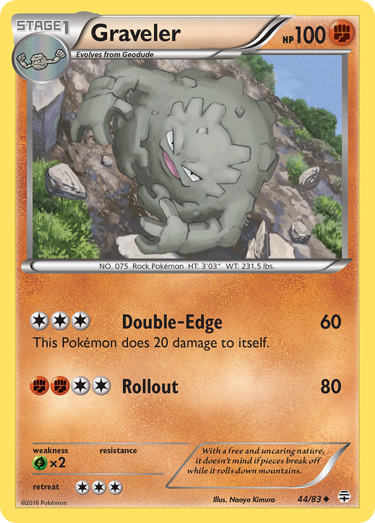 Graveler (44/83) [XY: Generations] | Black Swamp Games
