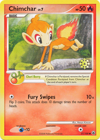 Chimchar (57/100) [Countdown Calendar Promos] | Black Swamp Games