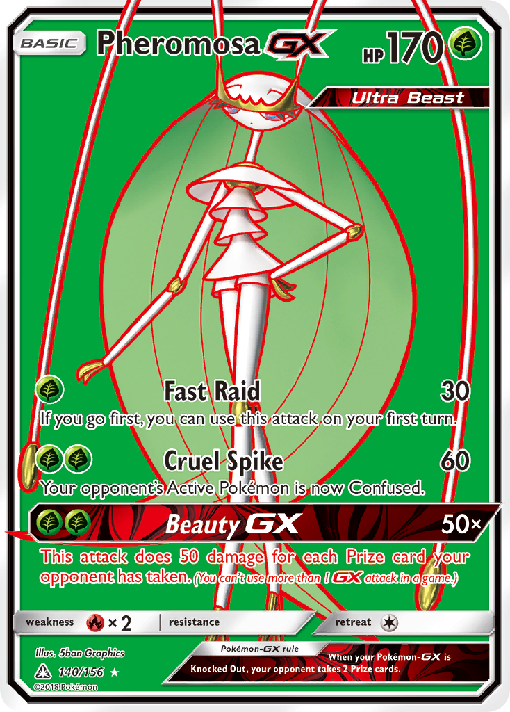 Pheromosa GX (140/156) [Sun & Moon: Ultra Prism] | Black Swamp Games